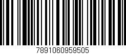 Código de barras (EAN, GTIN, SKU, ISBN): '7891060959505'