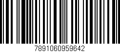 Código de barras (EAN, GTIN, SKU, ISBN): '7891060959642'