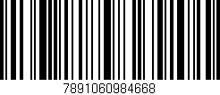 Código de barras (EAN, GTIN, SKU, ISBN): '7891060984668'