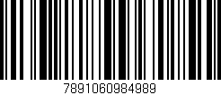 Código de barras (EAN, GTIN, SKU, ISBN): '7891060984989'
