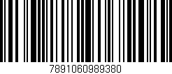 Código de barras (EAN, GTIN, SKU, ISBN): '7891060989380'