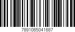 Código de barras (EAN, GTIN, SKU, ISBN): '7891065041687'