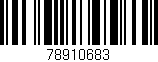 Código de barras (EAN, GTIN, SKU, ISBN): '78910683'