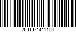 Código de barras (EAN, GTIN, SKU, ISBN): '7891071411108'