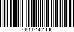 Código de barras (EAN, GTIN, SKU, ISBN): '7891071491100'