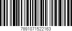 Código de barras (EAN, GTIN, SKU, ISBN): '7891071522163'