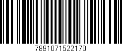 Código de barras (EAN, GTIN, SKU, ISBN): '7891071522170'