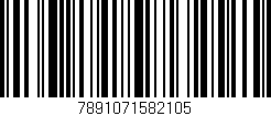 Código de barras (EAN, GTIN, SKU, ISBN): '7891071582105'