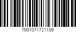 Código de barras (EAN, GTIN, SKU, ISBN): '7891071721108'