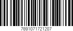 Código de barras (EAN, GTIN, SKU, ISBN): '7891071721207'