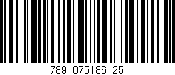 Código de barras (EAN, GTIN, SKU, ISBN): '7891075186125'