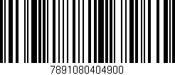 Código de barras (EAN, GTIN, SKU, ISBN): '7891080404900'