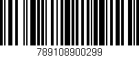Código de barras (EAN, GTIN, SKU, ISBN): '789108900299'
