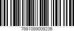 Código de barras (EAN, GTIN, SKU, ISBN): '7891089009236'