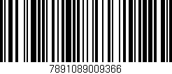 Código de barras (EAN, GTIN, SKU, ISBN): '7891089009366'