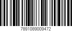 Código de barras (EAN, GTIN, SKU, ISBN): '7891089009472'