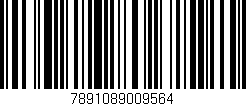 Código de barras (EAN, GTIN, SKU, ISBN): '7891089009564'