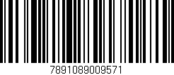 Código de barras (EAN, GTIN, SKU, ISBN): '7891089009571'