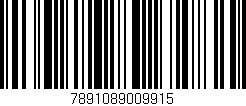 Código de barras (EAN, GTIN, SKU, ISBN): '7891089009915'