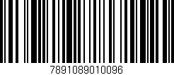 Código de barras (EAN, GTIN, SKU, ISBN): '7891089010096'