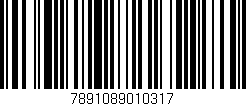 Código de barras (EAN, GTIN, SKU, ISBN): '7891089010317'