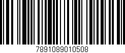 Código de barras (EAN, GTIN, SKU, ISBN): '7891089010508'