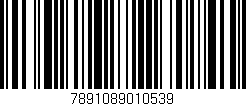 Código de barras (EAN, GTIN, SKU, ISBN): '7891089010539'