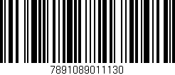Código de barras (EAN, GTIN, SKU, ISBN): '7891089011130'