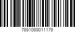 Código de barras (EAN, GTIN, SKU, ISBN): '7891089011178'