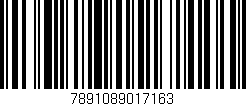 Código de barras (EAN, GTIN, SKU, ISBN): '7891089017163'