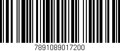 Código de barras (EAN, GTIN, SKU, ISBN): '7891089017200'