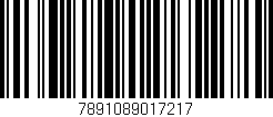 Código de barras (EAN, GTIN, SKU, ISBN): '7891089017217'