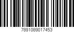Código de barras (EAN, GTIN, SKU, ISBN): '7891089017453'