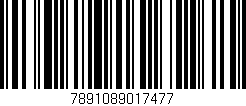 Código de barras (EAN, GTIN, SKU, ISBN): '7891089017477'
