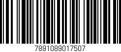 Código de barras (EAN, GTIN, SKU, ISBN): '7891089017507'