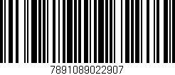 Código de barras (EAN, GTIN, SKU, ISBN): '7891089022907'