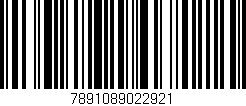 Código de barras (EAN, GTIN, SKU, ISBN): '7891089022921'