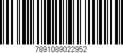 Código de barras (EAN, GTIN, SKU, ISBN): '7891089022952'