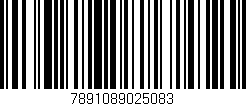 Código de barras (EAN, GTIN, SKU, ISBN): '7891089025083'