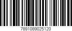 Código de barras (EAN, GTIN, SKU, ISBN): '7891089025120'