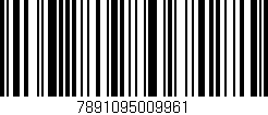 Código de barras (EAN, GTIN, SKU, ISBN): '7891095009961'