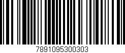Código de barras (EAN, GTIN, SKU, ISBN): '7891095300303'