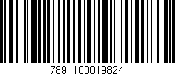 Código de barras (EAN, GTIN, SKU, ISBN): '7891100019824'