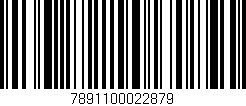 Código de barras (EAN, GTIN, SKU, ISBN): '7891100022879'