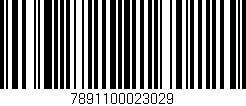 Código de barras (EAN, GTIN, SKU, ISBN): '7891100023029'