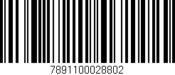 Código de barras (EAN, GTIN, SKU, ISBN): '7891100028802'