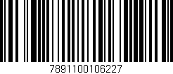 Código de barras (EAN, GTIN, SKU, ISBN): '7891100106227'