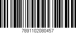 Código de barras (EAN, GTIN, SKU, ISBN): '7891102080457'