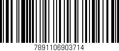 Código de barras (EAN, GTIN, SKU, ISBN): '7891106903714'
