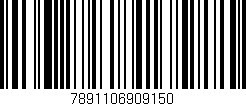 Código de barras (EAN, GTIN, SKU, ISBN): '7891106909150'